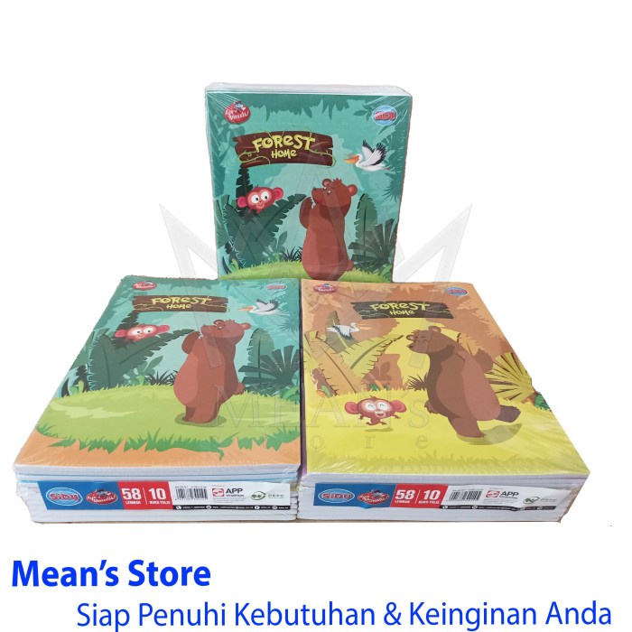 

Terlaris Buku Tulis Sidu 58 Lembar / Sidu 58 / Buku Tulis 58 Lembar Tk Sd Smp Hemat