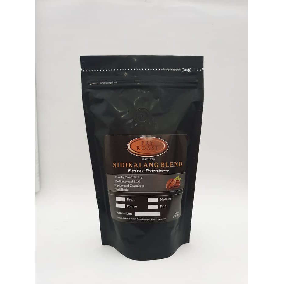 

KOPI SIDIKALANG BLEND ESPRESSO PREMIUM 250 GRAM BIJI DAN BUBUK - kkp776