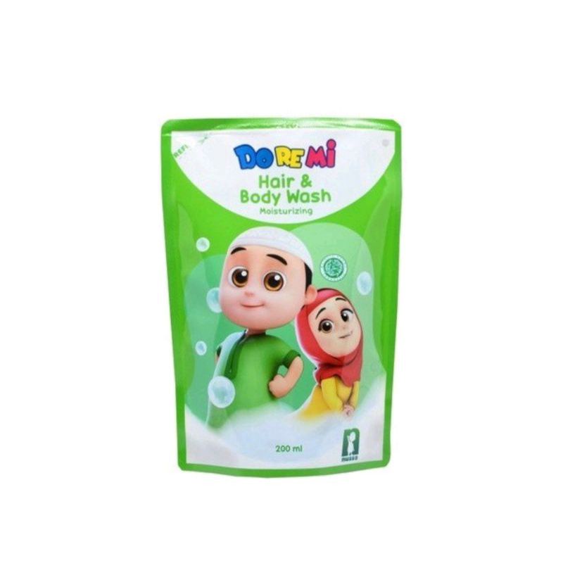 (DISKON 50%)Doremi hair n body wash moisturizing nusa rara refil 200ml