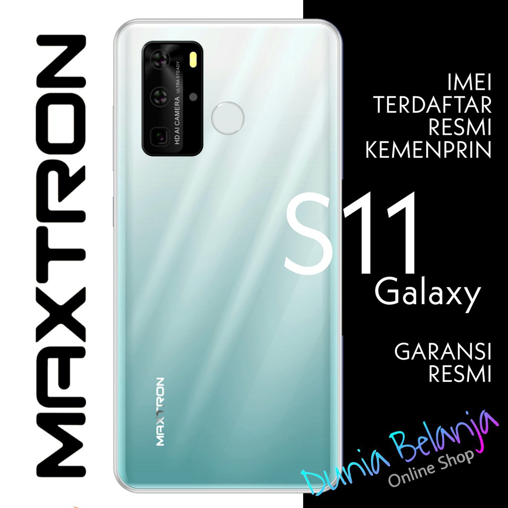 MAXTRON S11 GALAXY 4G - RAM 4GB FINGERPRINT- GARANSI RESMI - HP ANDROID MURAH