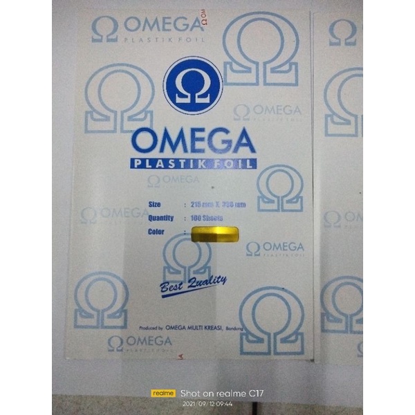 

HJK Foil emas omega San foil best quality plastik foil Omega plastik foil emas kertas foil omega