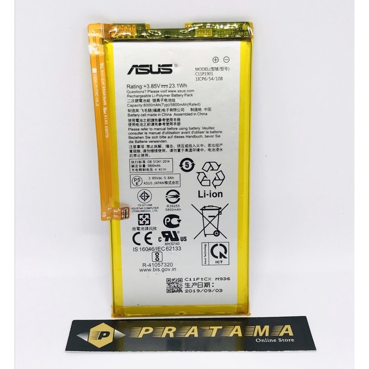 BATERAI BATRE HP ASUS ROG 2 PHONE / ZS660KL C11P1901 100%