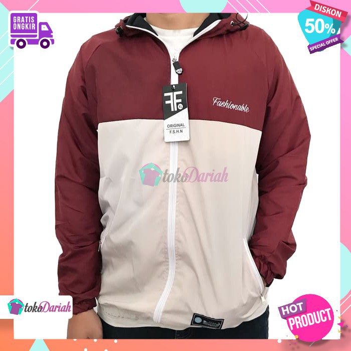 Jaket Adidas Jaket Parasut Outerwear Pakaian Pria Jaket Pria Jacket A241