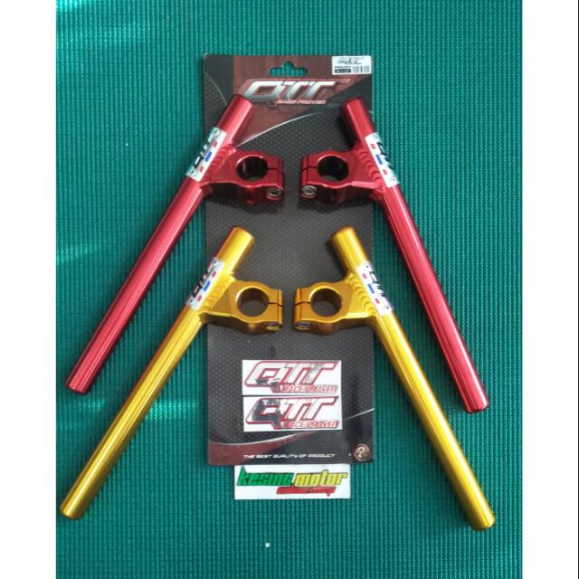 STANG JEPIT DRAG QTT THAILAND AS SHOCK 26MM/26 MM 20° DERAJAT SONIC OLD SONIC 150R DASH RAIDER SATRI