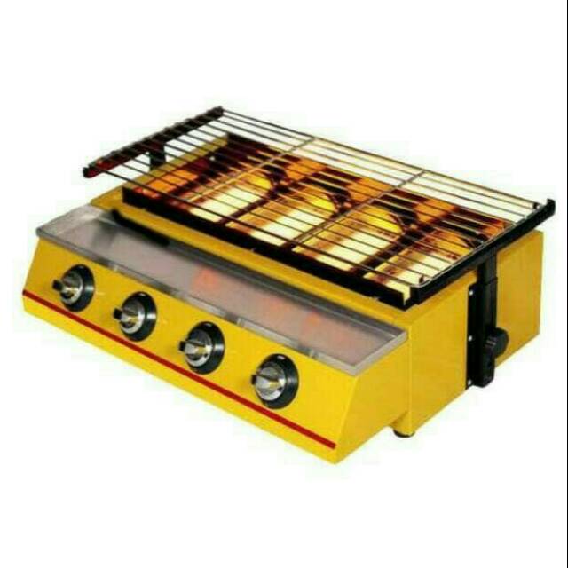 Kompor Gas Panggangan Sosis,dll 4 Tungku Getra - Murah