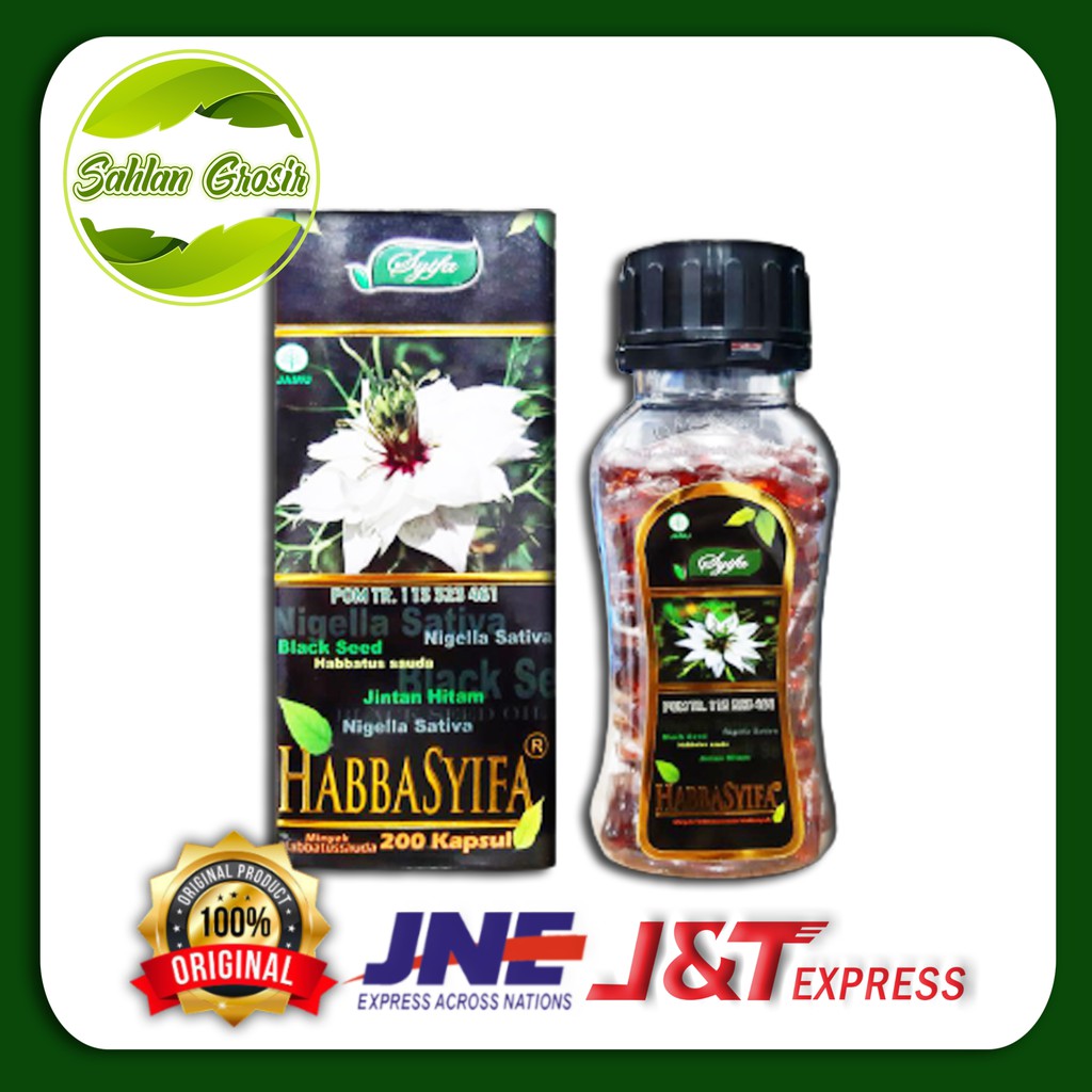 HABBASYIFA 200 KAPSUL / HABBATUSSAUDA HABBASYIFA / KAPSUL MINYAK HABBATUSSAUDA HABBASYIFA