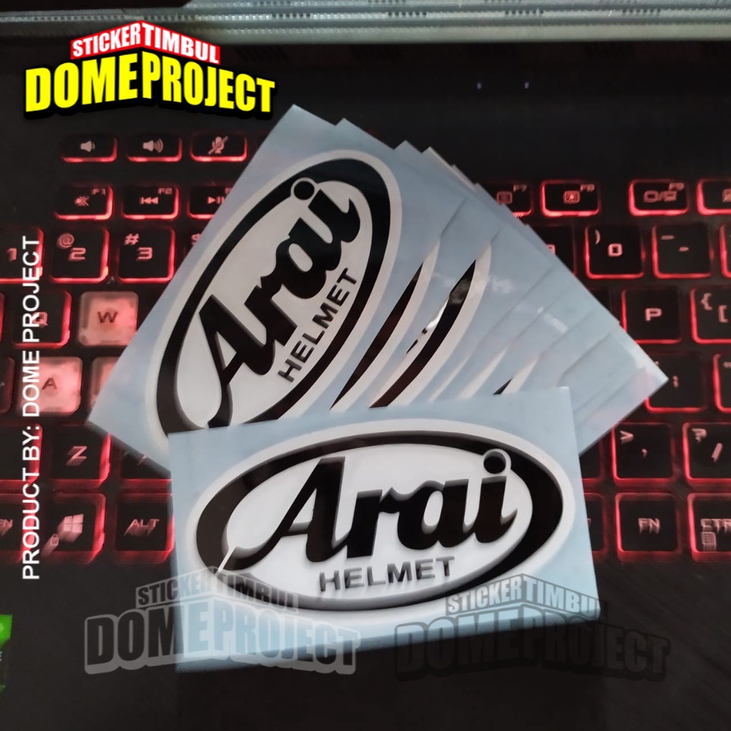 STIKER MOTOR CUTTING LOGO ARAI CUTTING STIKER SATUAN STIKER HELM AKSESORIES HELM AKSESORIS SEPEDA MOTOR