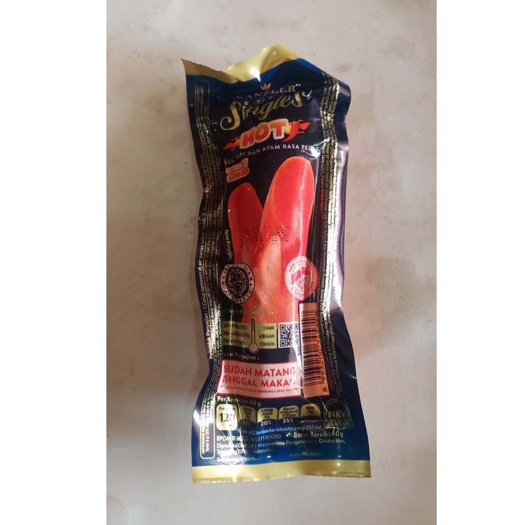 

Frozenfood KANZLER SINGLES HOT PEDAS SIAP MAKAN