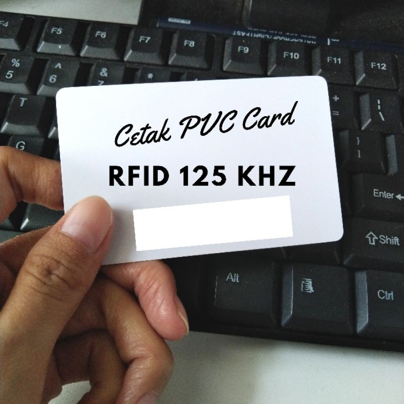 Cetak RFID 125khz Read Only print kartu RFID 125 khz custom pvc id card