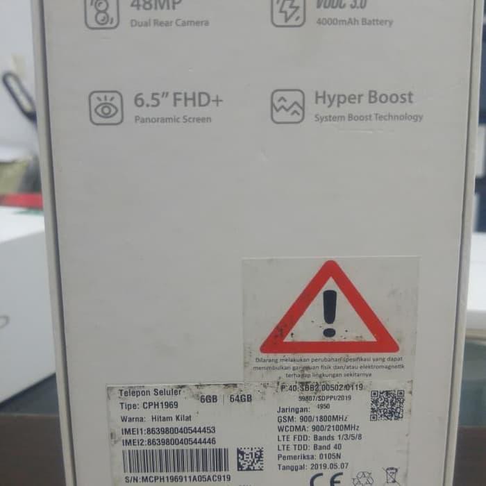 Harga Murah Hp HP Oppo F11 Pro Ram 6/64 Gb Second Lengkap Garansi Resmi Oppo Berkualitas