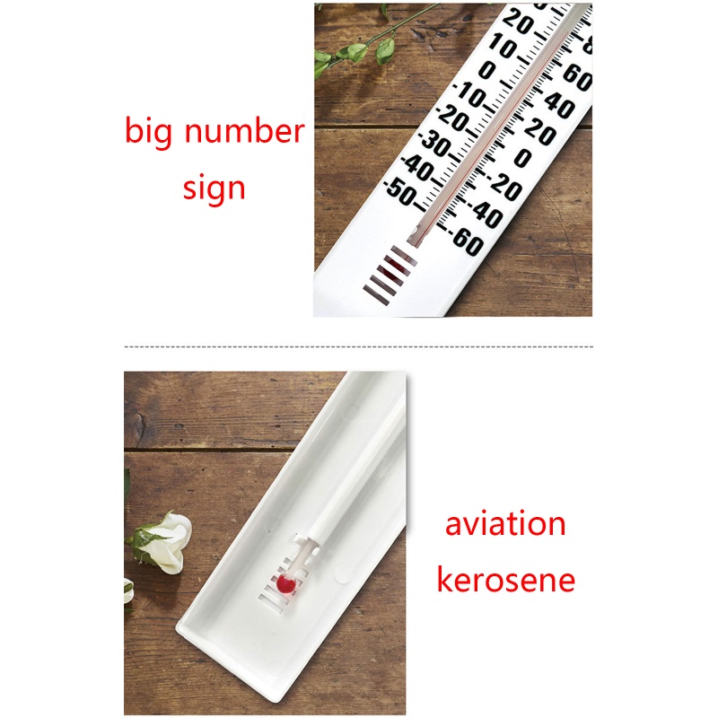 Termometer Dinding Klasik Dengan Monitor Suhu - 50-50℃/-60-120° Dekorasi Rumah / Taman / Kantor