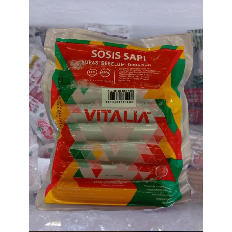 Sosis Sapi Merek Vitalia