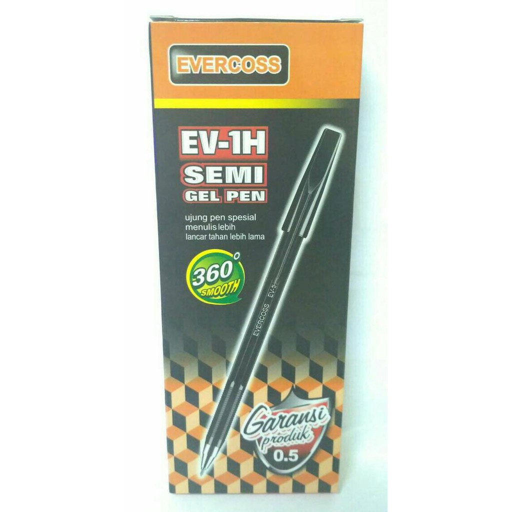 

Termurah Ballpoint Evercoss Ev-1H 0,5 Hitam (Pack 12 Pcs) Offic