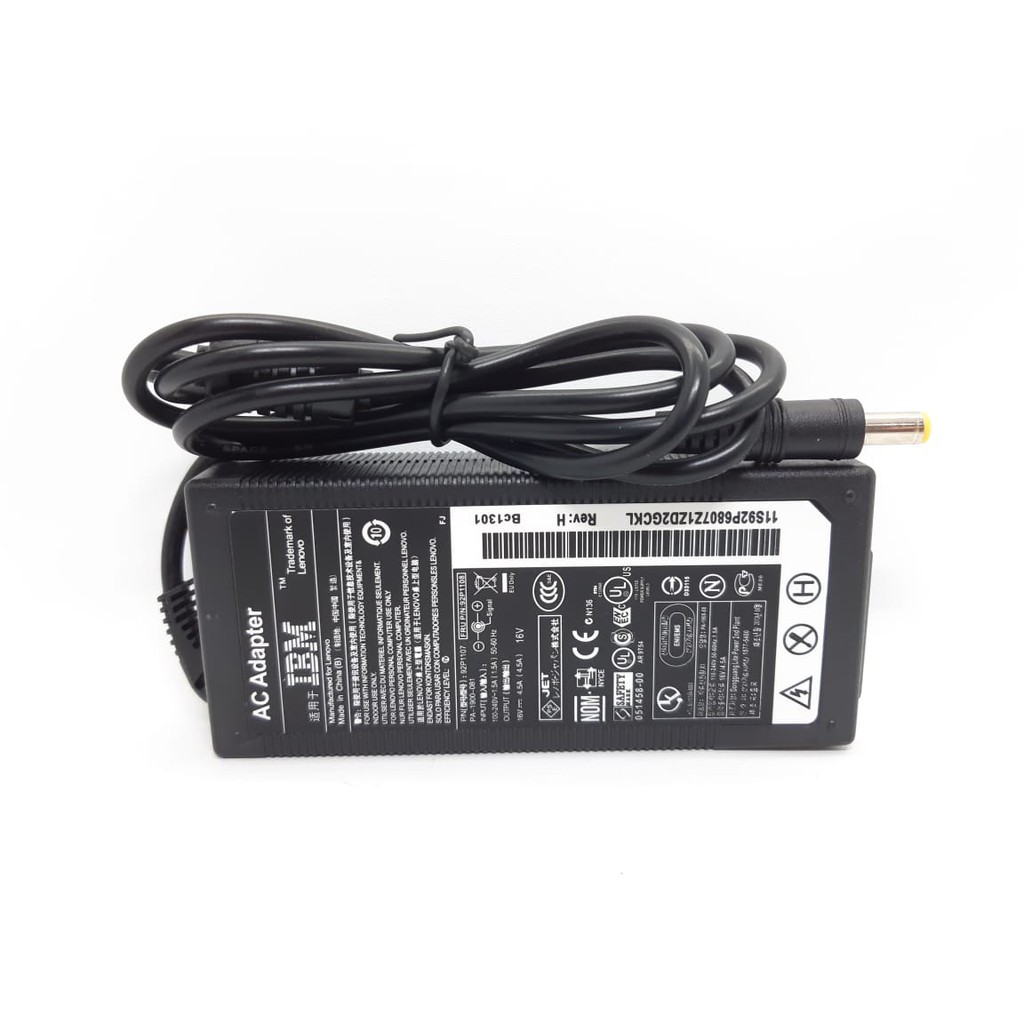 Lenovo IBM Charger 16V 4.5A (5.5*2.5mm) ThinkPad R30 T40P X20 Series