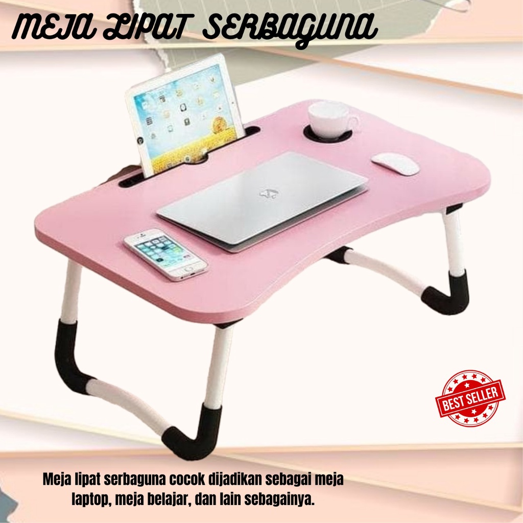 BISA COD!!! Meja Lipat Laptop / Meja Belajar Sekolah