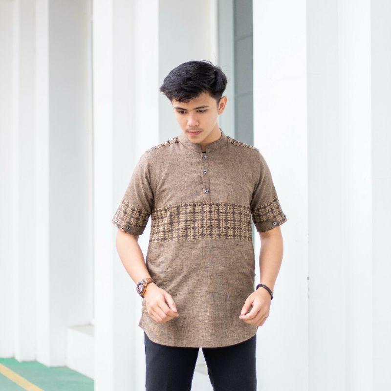 BAJU KOKO  KOKO PRIA BAJU KURTA KURTA SONGKET BAJU MUSLIM PRIA PREMIUM QUALITY / koko premium
