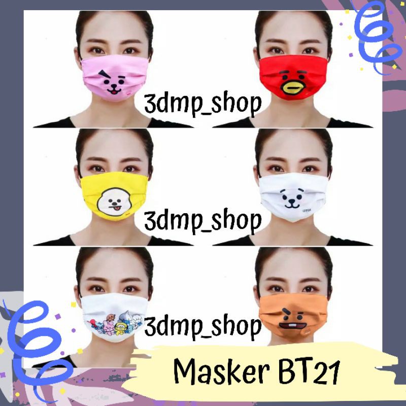 Masker BT21 BTS KPOP