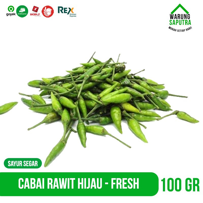 

Cabai Rawit Hijau / Cengek Hejo Bandung 100g