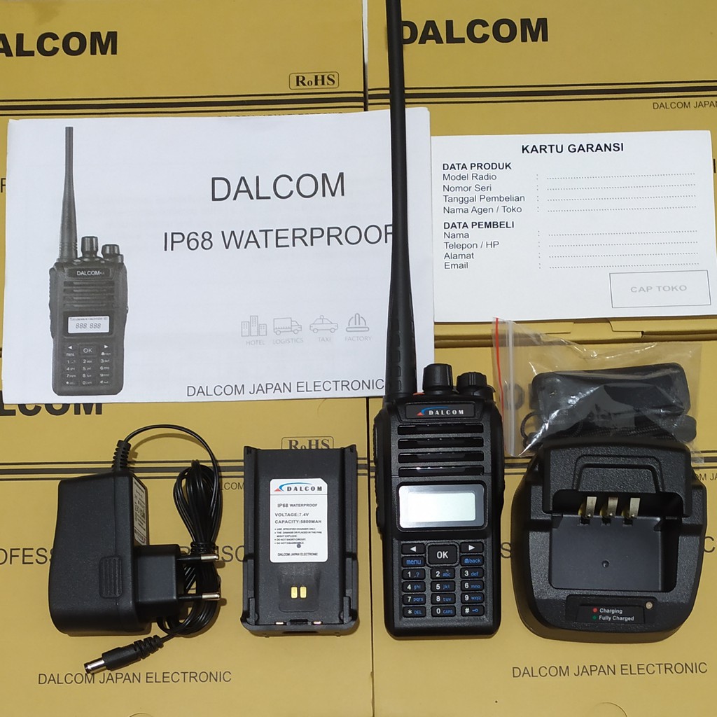 HT DALCOM JAPAN DL-9000 VHF 136 - 174 MHZ IP68 WATERPROOF