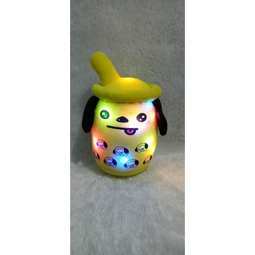 Bantal boba karakter BT21 lampu LED