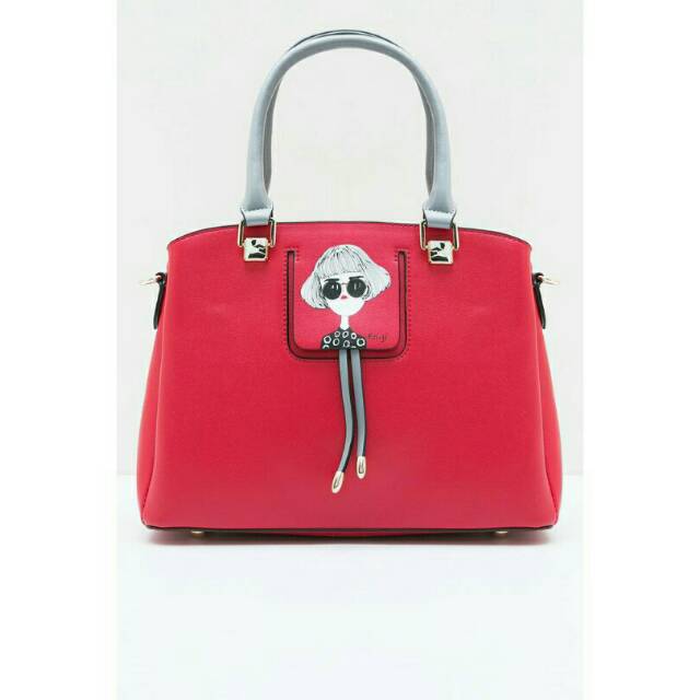 TERMURAH ENJI BY PALOMINO BRILE HANDBAG - RED