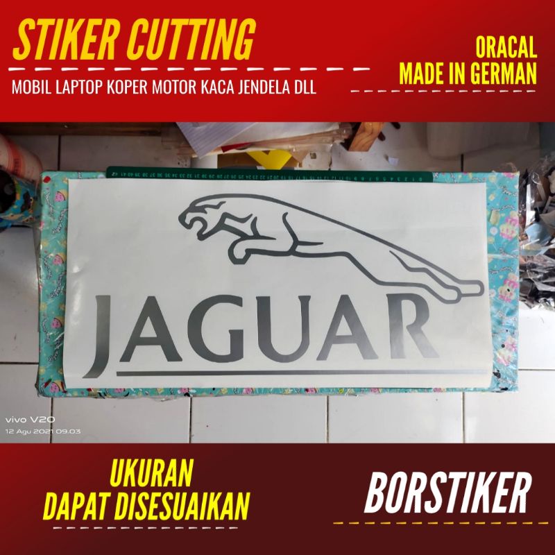 STIKER MOBIL JAGUAR CUTTING CUSTOM ORACAL MADE IN GERMAN