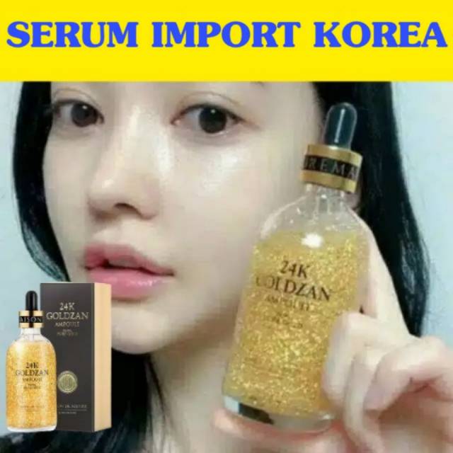 SERUM WHITENING GOLD 24K 100% ORIGINAL GOLDZAN