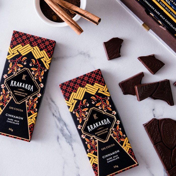

COKELAT- FLAVOURED DARK MILK CHOCOLATE, CINNAMON -COKELAT.