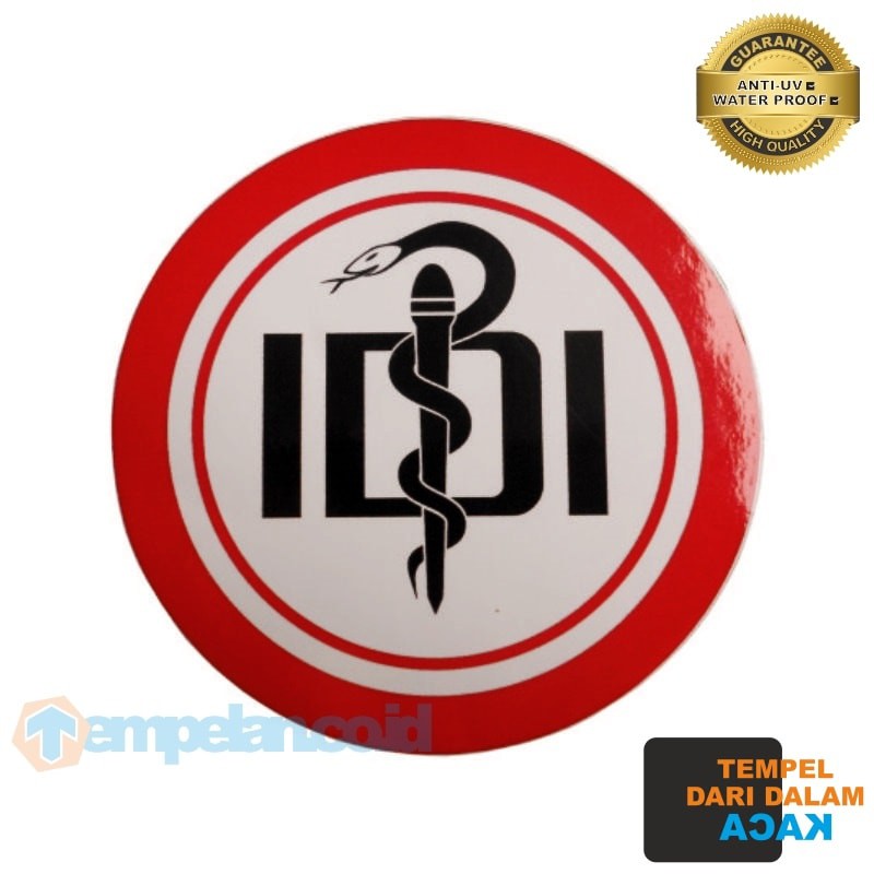 

STIKER IKATAN DOKTER INDONESIA IDI (TEMPEL DALAM KACA)