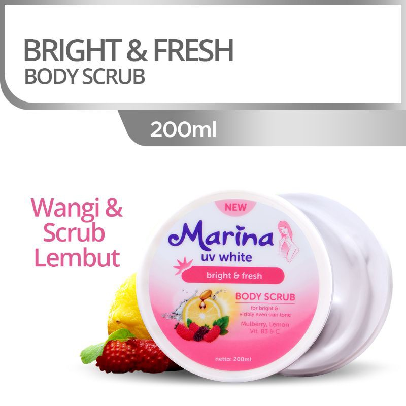 Marina UV White Body Scrub 200ml