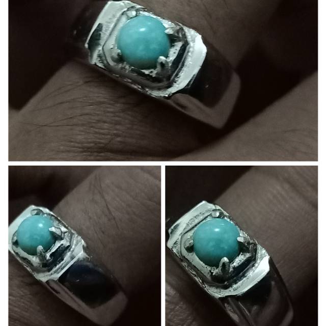 Natural Pirus Persia ring polos elegan