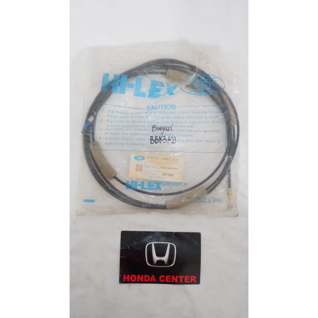 kabel tali sling tarikan bagasi civic lx grand civic 1988 1989 1990 1991