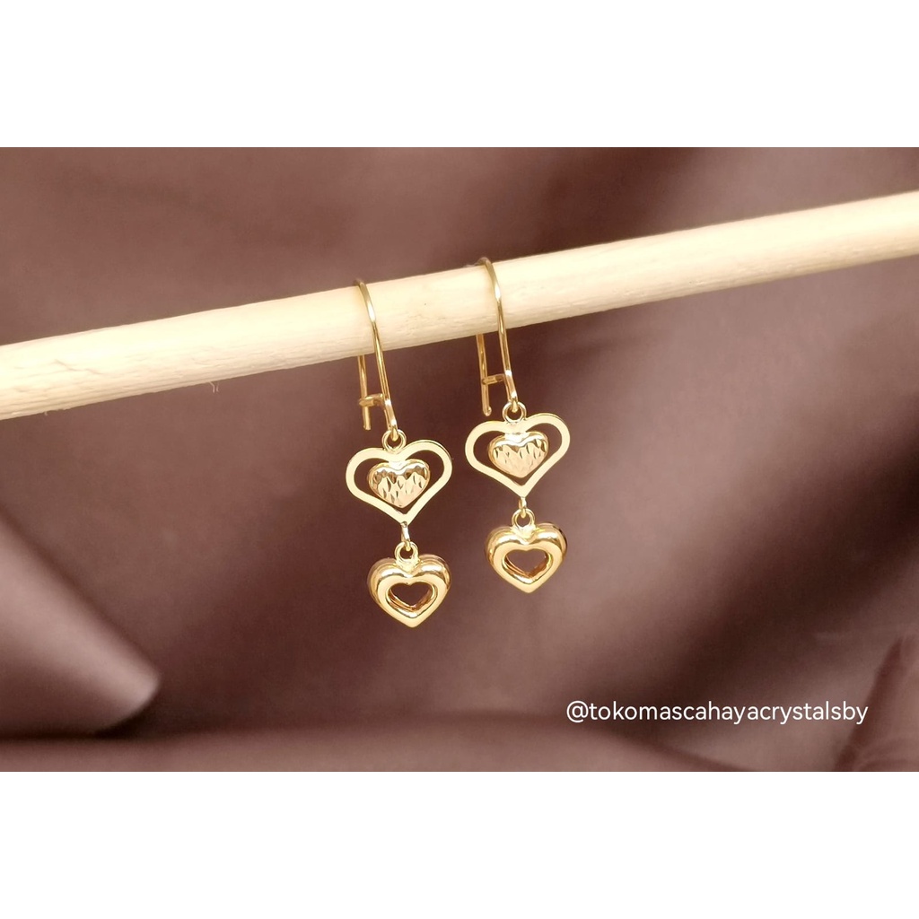 Anting Hati Emas kadar 16k 70% 700