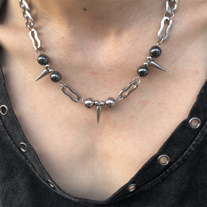 Kalung Choker Gaya Punk Hip Hop Untuk Wanita