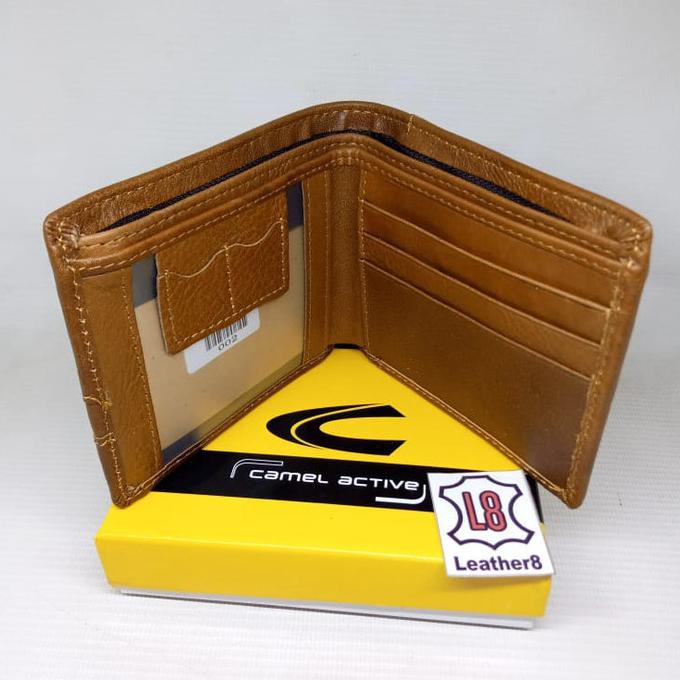 Murah Dompet Kulit Pria Camel Activ 002 Brown Original Genuine Leather Murah Murah