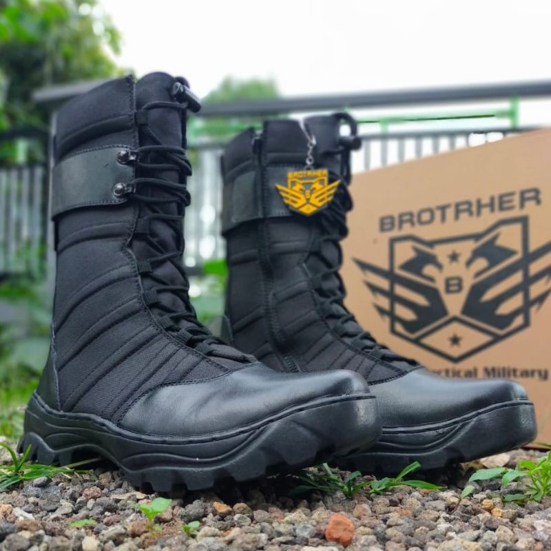 SEPATU PDL NINJA BROTHER TITAN KULIT SAPI ASLI SEPATU PDL TNI POLRI SCURITY