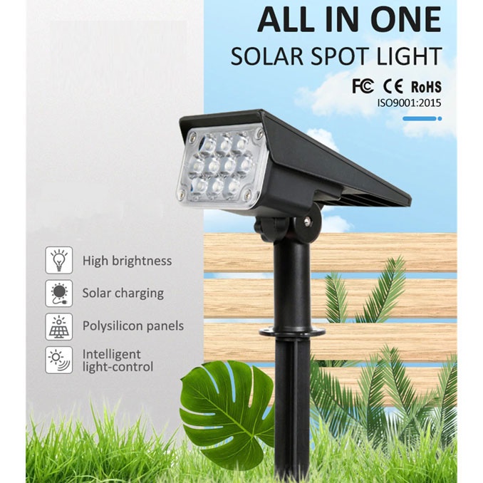 Lampu Taman Outdoor Solar Power Waterproof 10 LED - TS-G2202