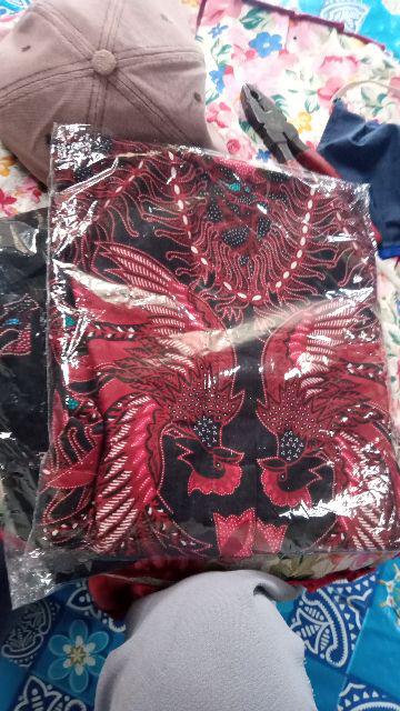 Batik Tunik Motif Terbaru Pekalongan Original Zipper M L Xl Xxl Xxxl Td 228