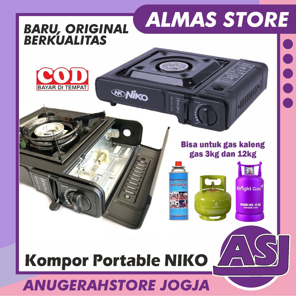 Kompor Portabel Portebel BBQ Set Kompor Portable Niko Tas + Ultra Grill Tecstar