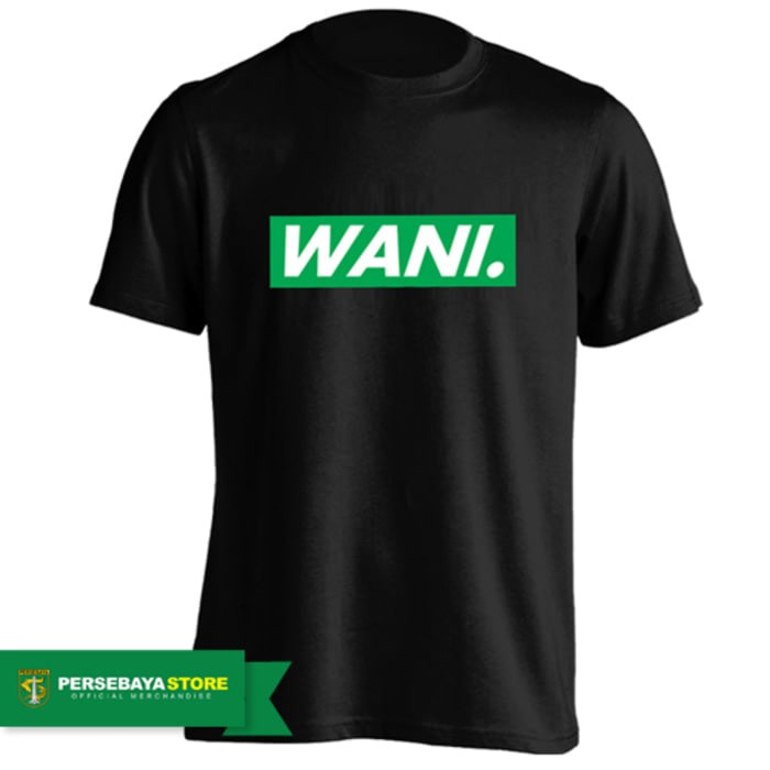 Kaos Tshirt Baju Combed 30S Distro Persebaya Bonek Wani