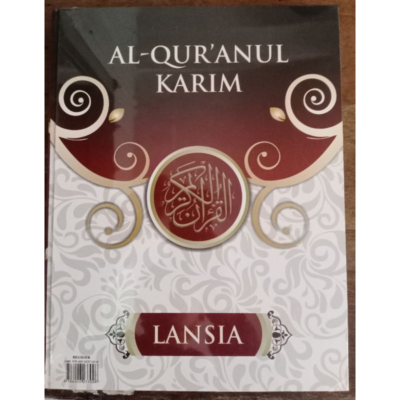 Al Qur'an Karim Lansia A3 super besar
