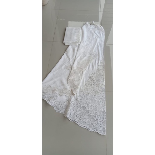 mukena sutra bordir bukittinggi