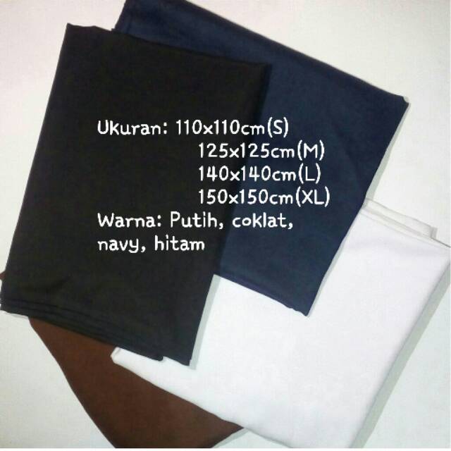 Kerudung segi empat polino