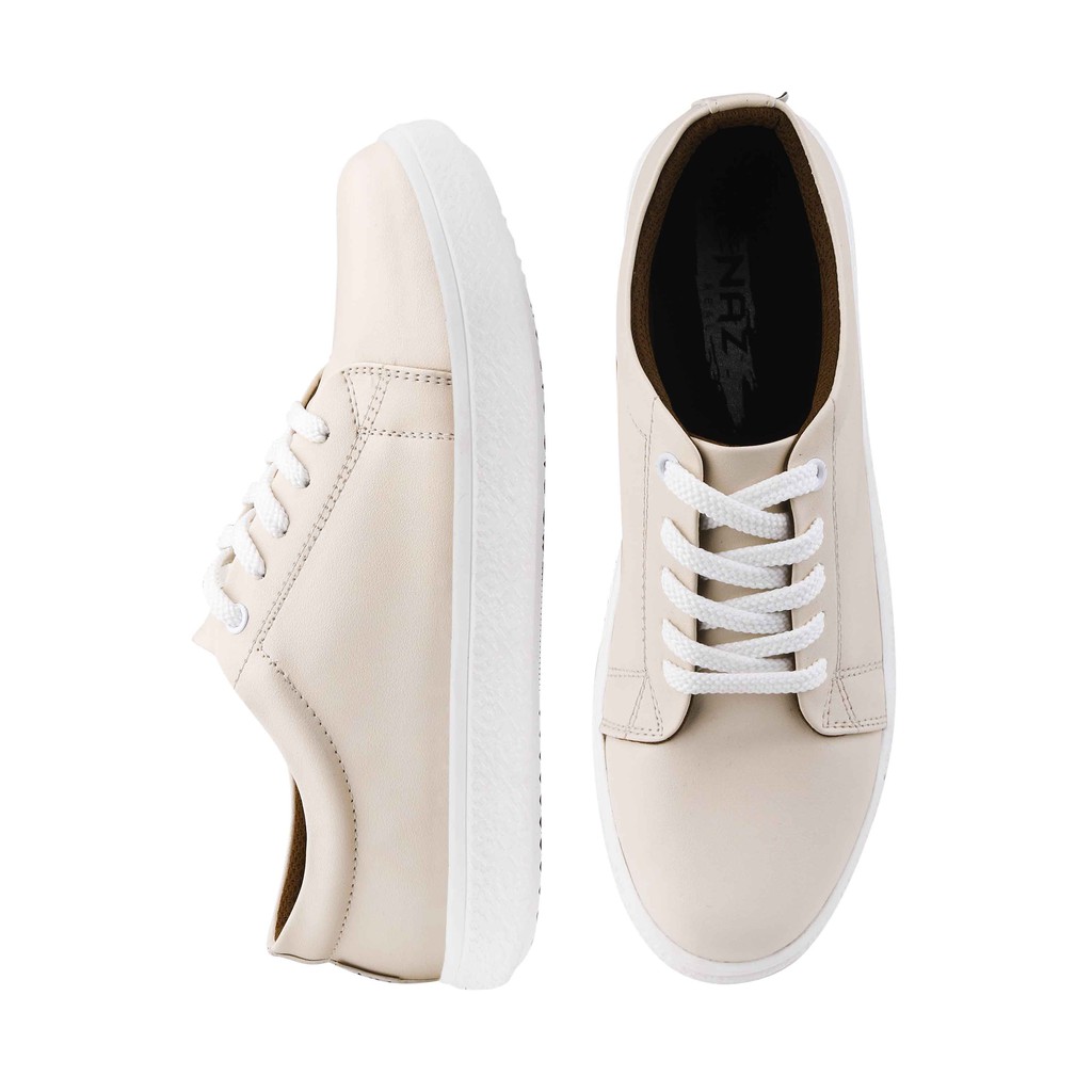 DYLA WHITE |ManNeedMe x NAZ| Sepatu Sneakers Wanita Casual Sepatu Wanita ORIGINAL