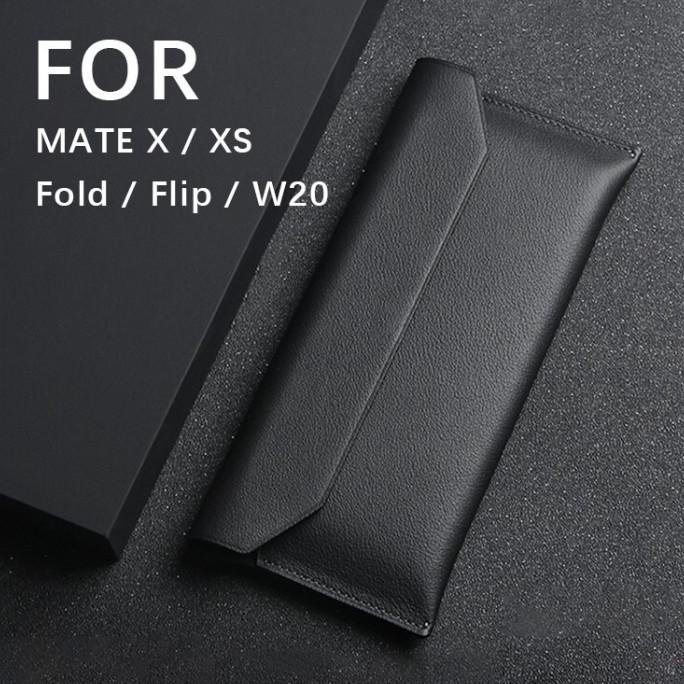 Dompet case casing walley z fold2 fold2 fold fold 2 leather premium - Hitam