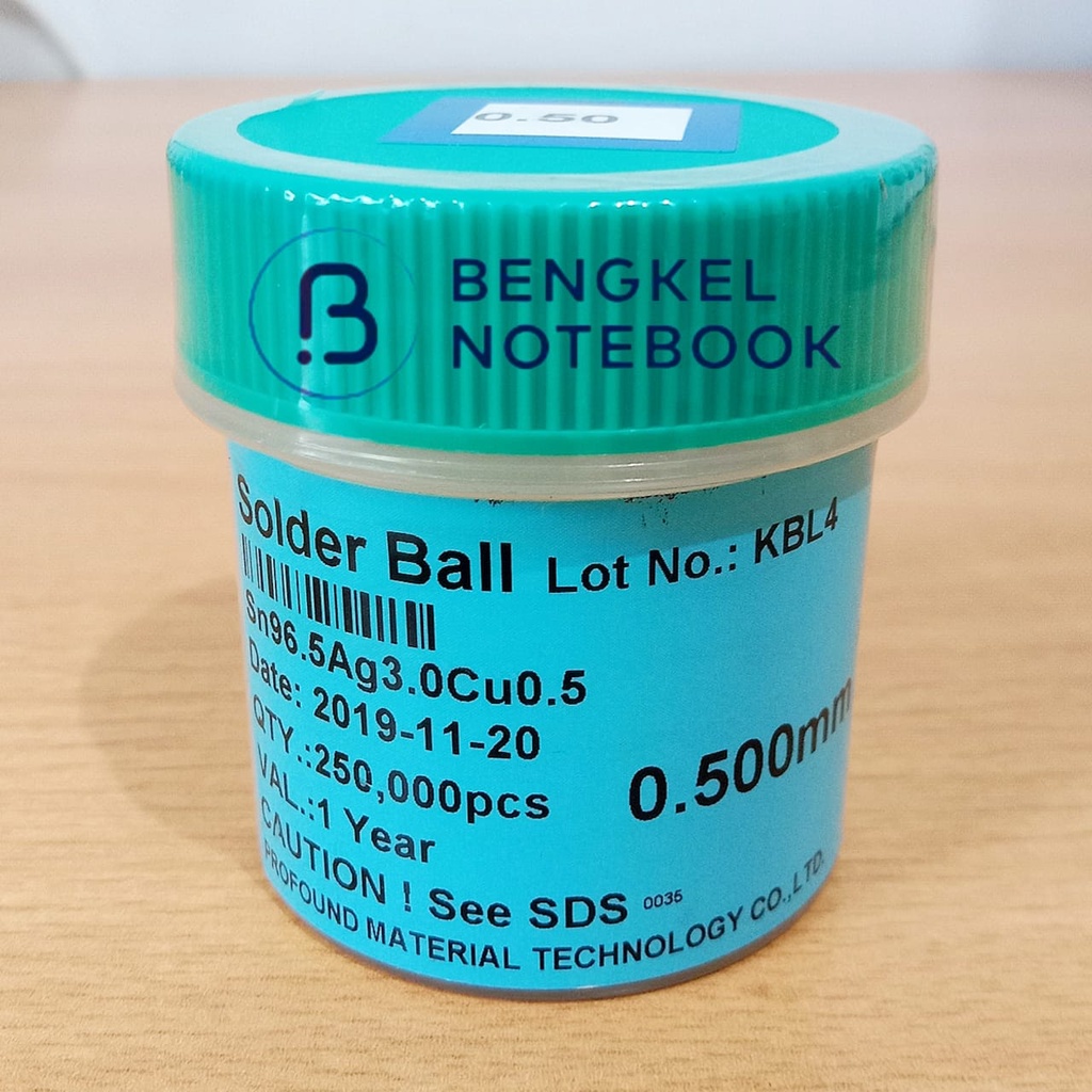 Solder Ball Balls Bola Timah Botol besar 0.50 0.5 LEADFREE