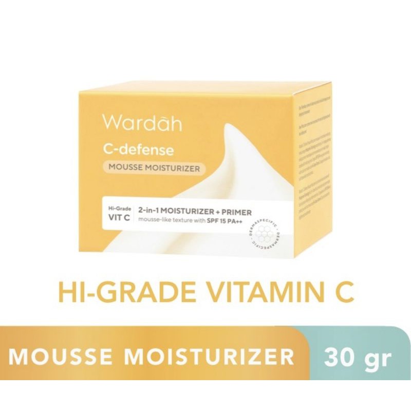 Wardah C-defense mousse moisturizer