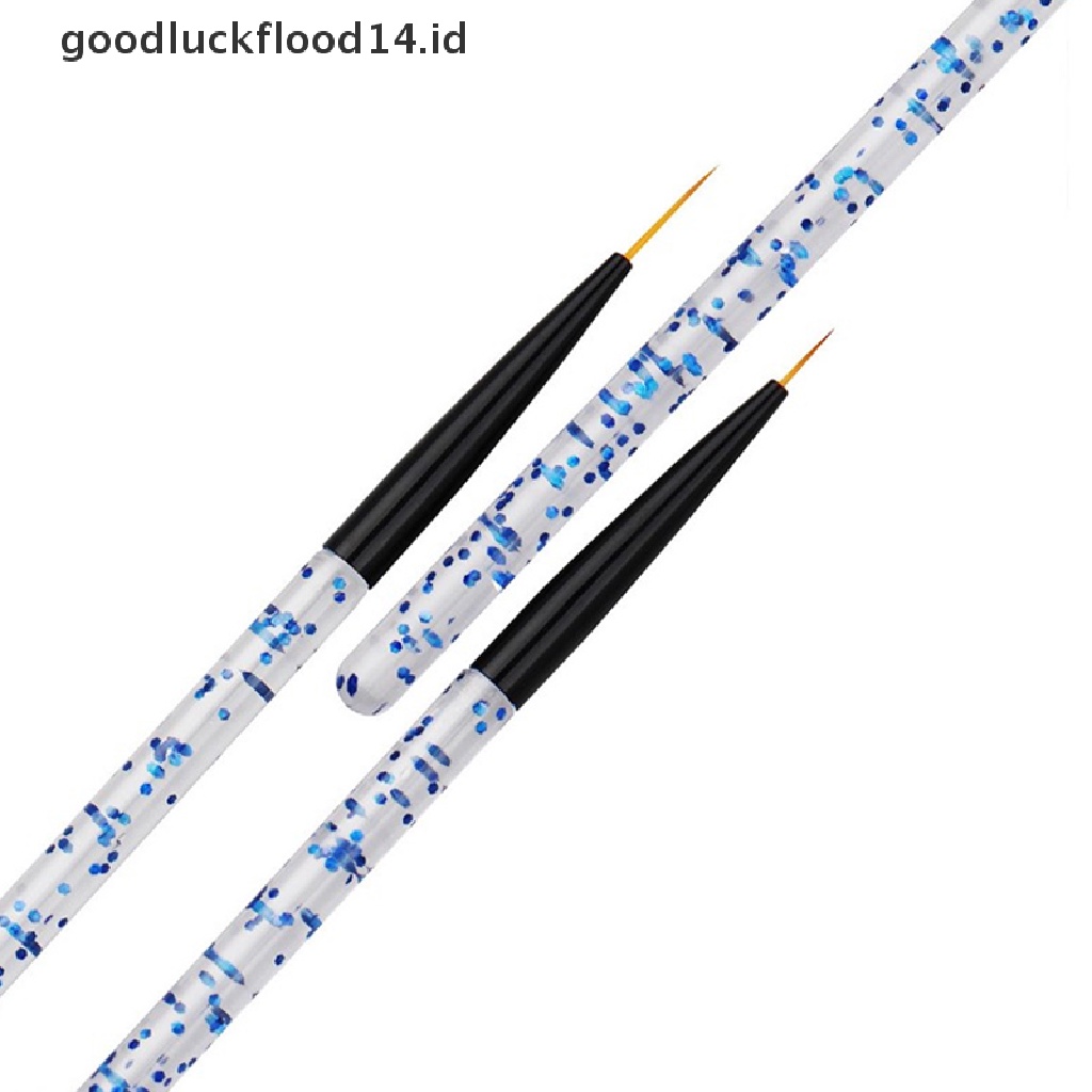 [OOID] 3PCS Professional Liner Painting Pen Nail Art Brush Nail Art UV Gel Brush Pen ID