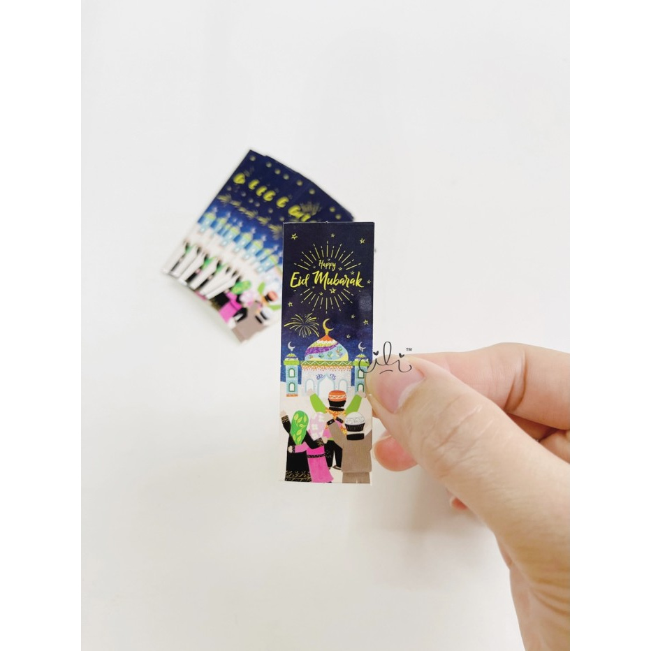 

(SIF50)Stiker kecil idulfitri lebaran 7x2.5 cm untuk seal box paperbag - GROSIR - PROMO - Bisa COD