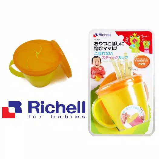 Richell ------- Snack Cup Stick Tempat Snack Bayi